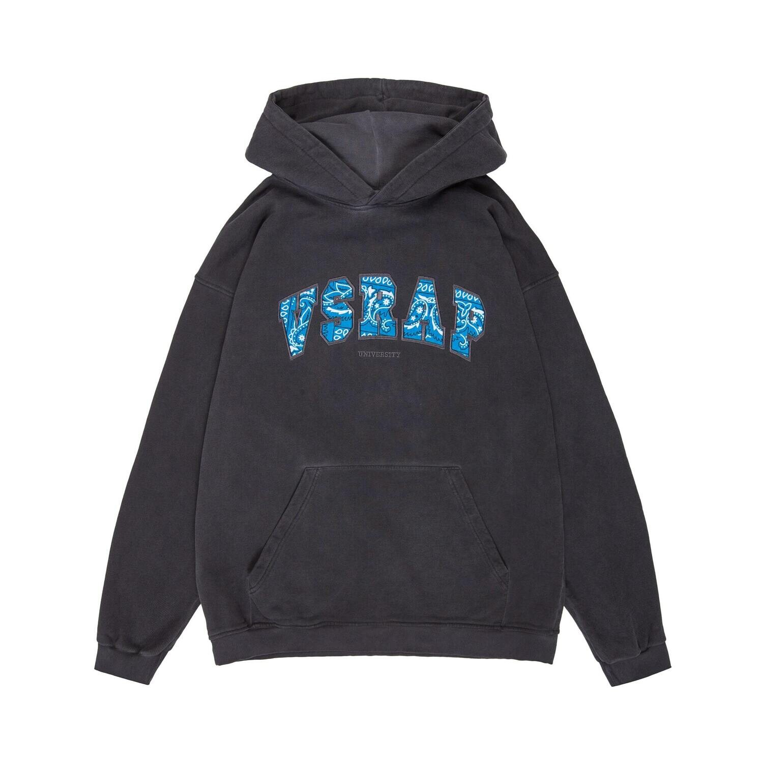 Худи "University" garment-dye blue